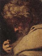 Francesco Fracanzano Study of saint bartholomew,head and shoulders oil painting reproduction